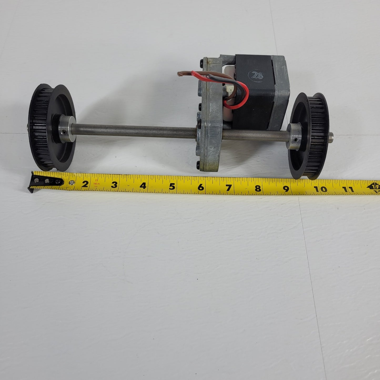 Merkle-Korff Step Up Gear Motor 3420RP-210 115V 60Hz .58A Belt Drive Shaft