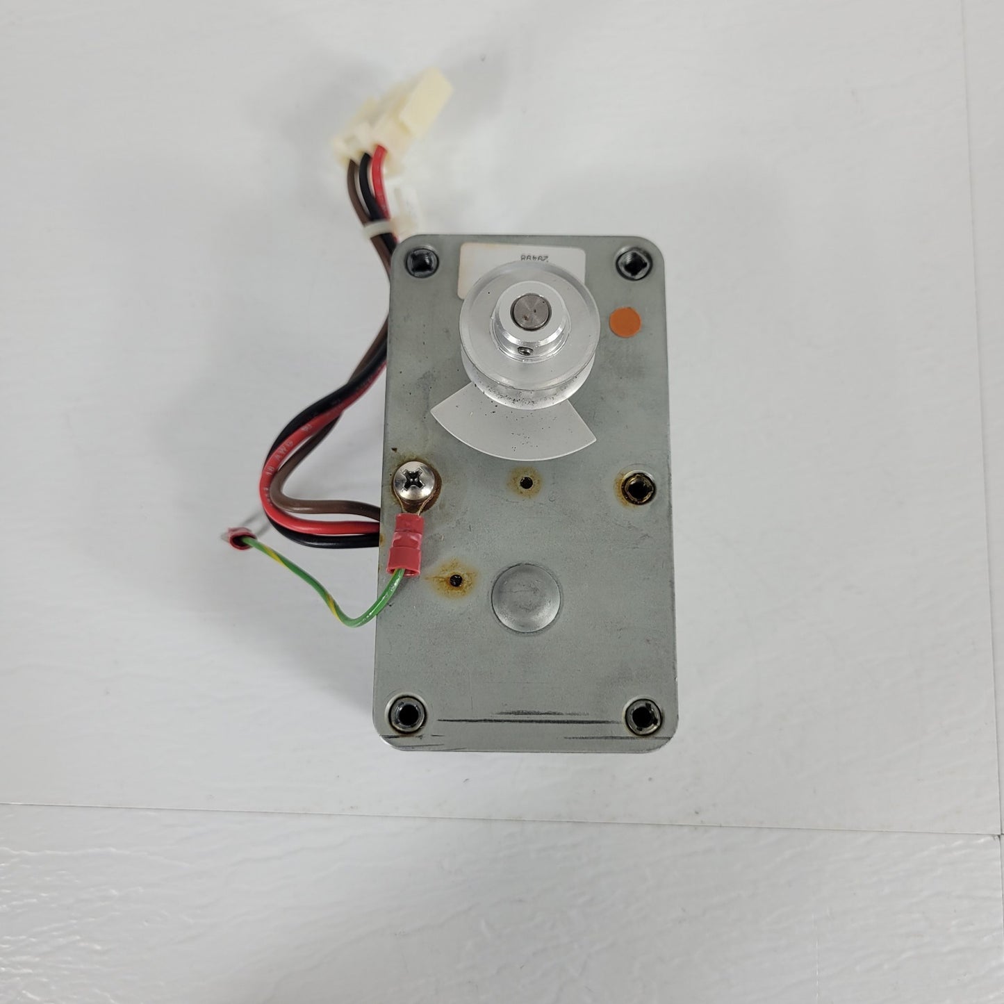 Merkle-Korff Step Up Gear Motor 3410RP-064 115V .24A Belt Pulley Molex Connector