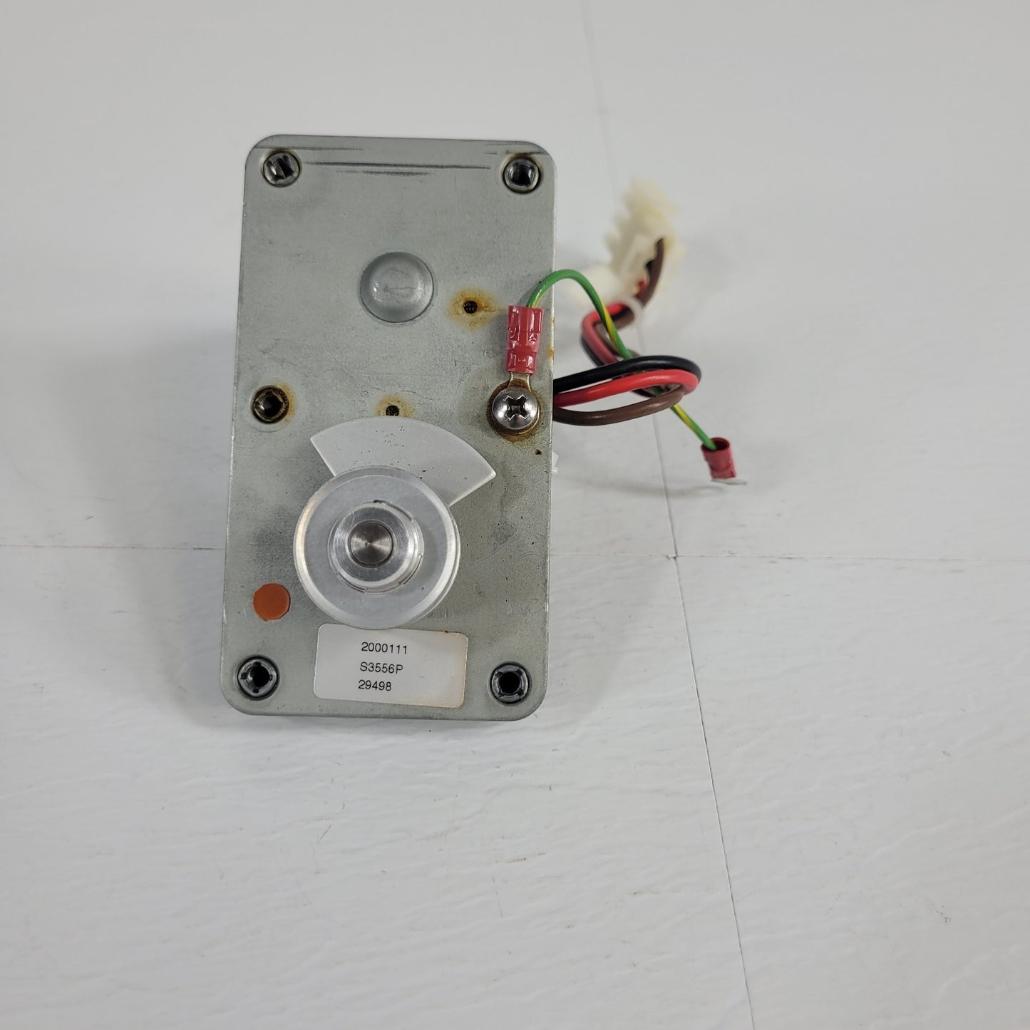 Merkle-Korff Step Up Gear Motor 3410RP-064 115V .24A Belt Pulley Molex Connector