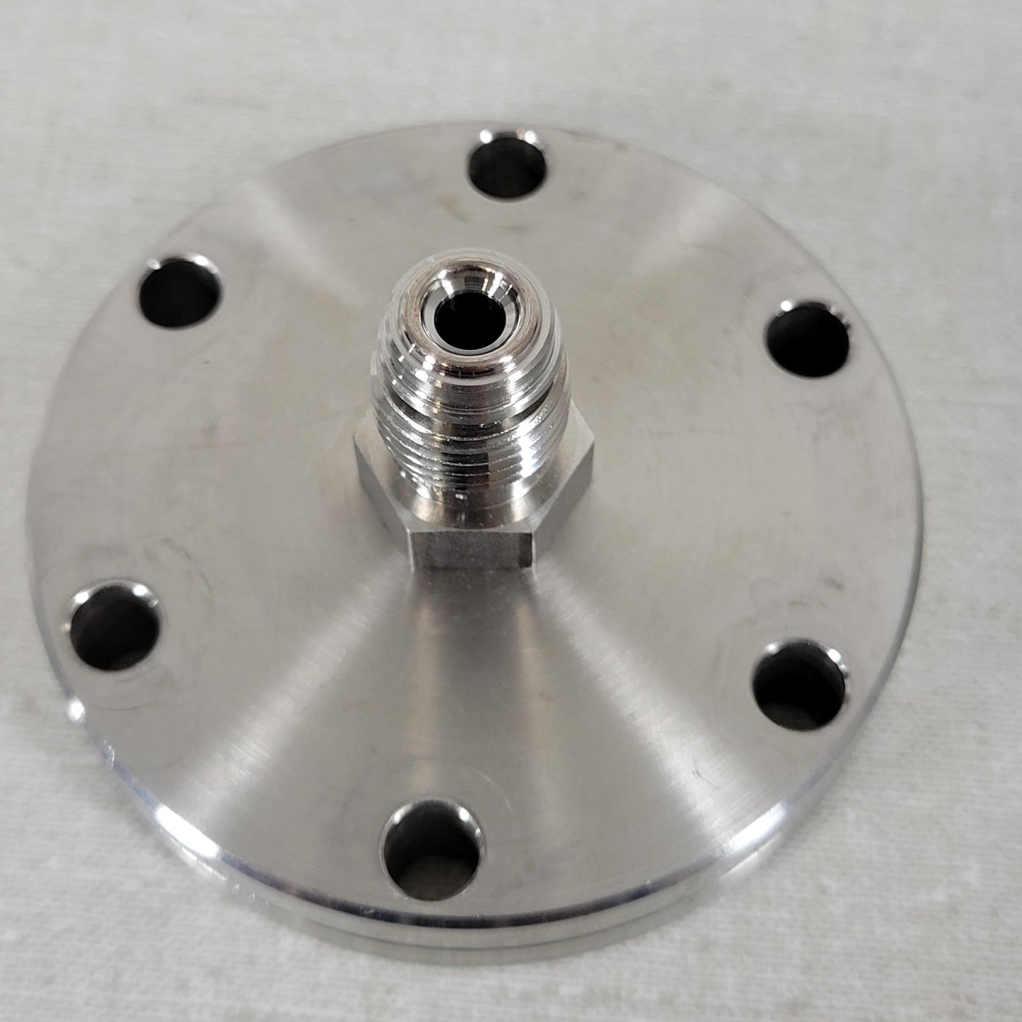 2.75" CF Conflat DN35CF To 1/4" Male VCR MVCR Fitting Adapter High Vacuum SS