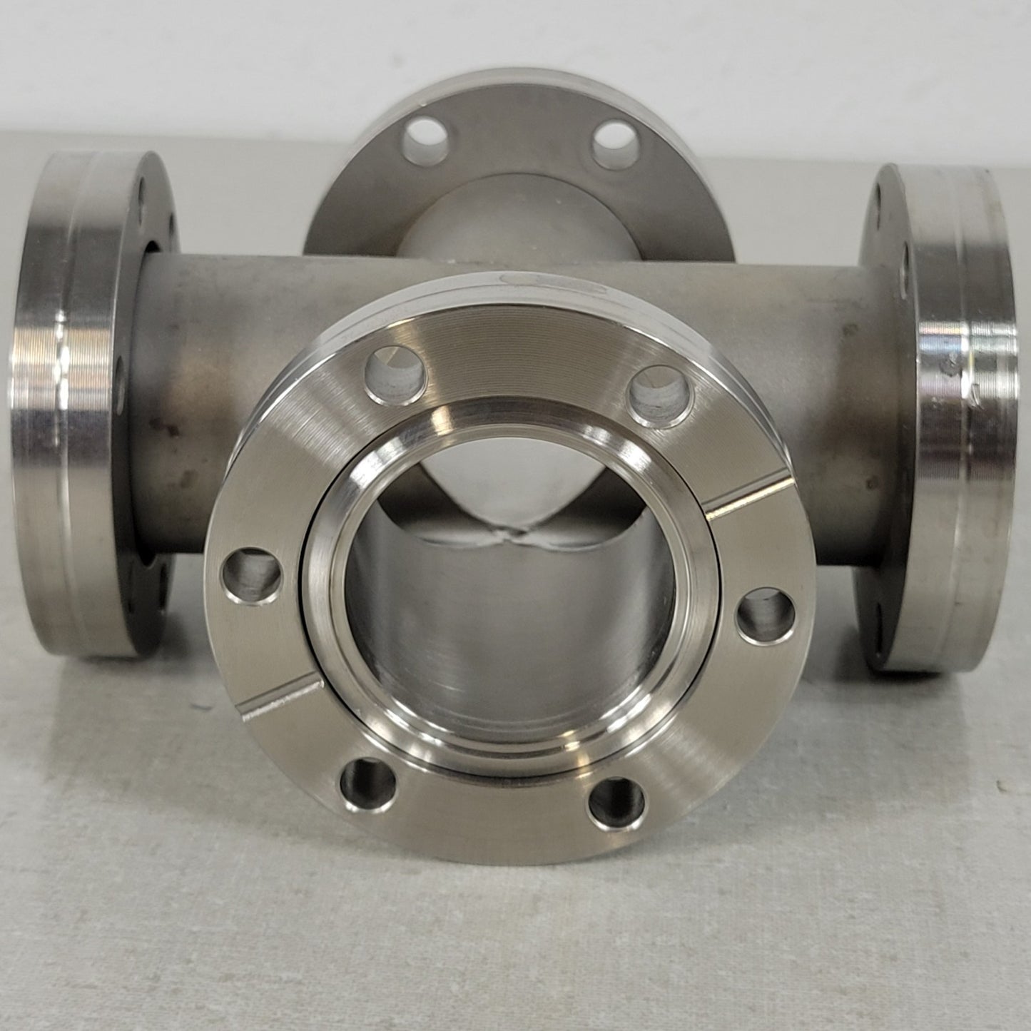 4-Way Cross Rotatable CF DN35CF 2.75" Conflat Stainless Steel High Vacuum