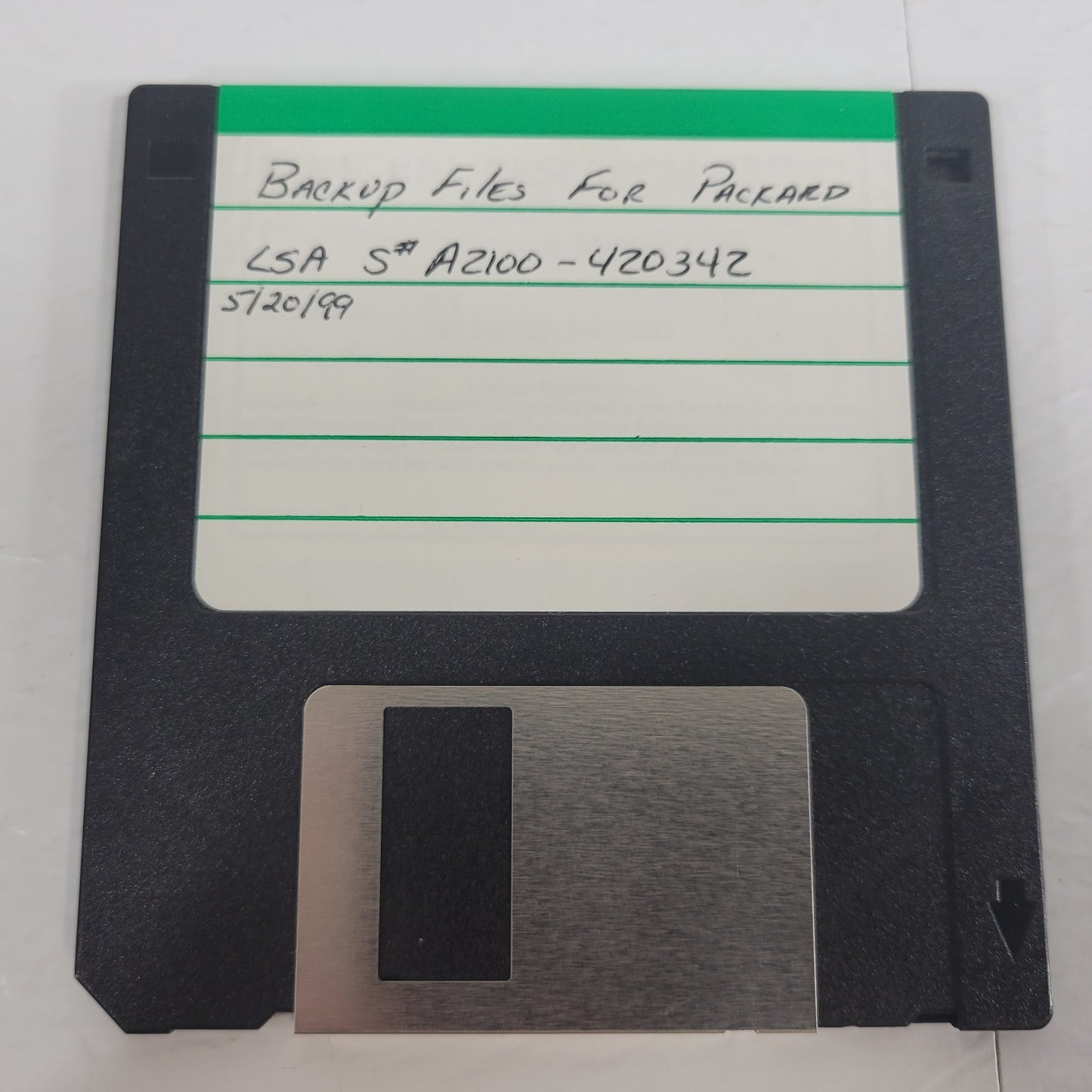 Packard Tri-Carb A 2100TR Install Software Master Disk Backup Disk Floppy Disks