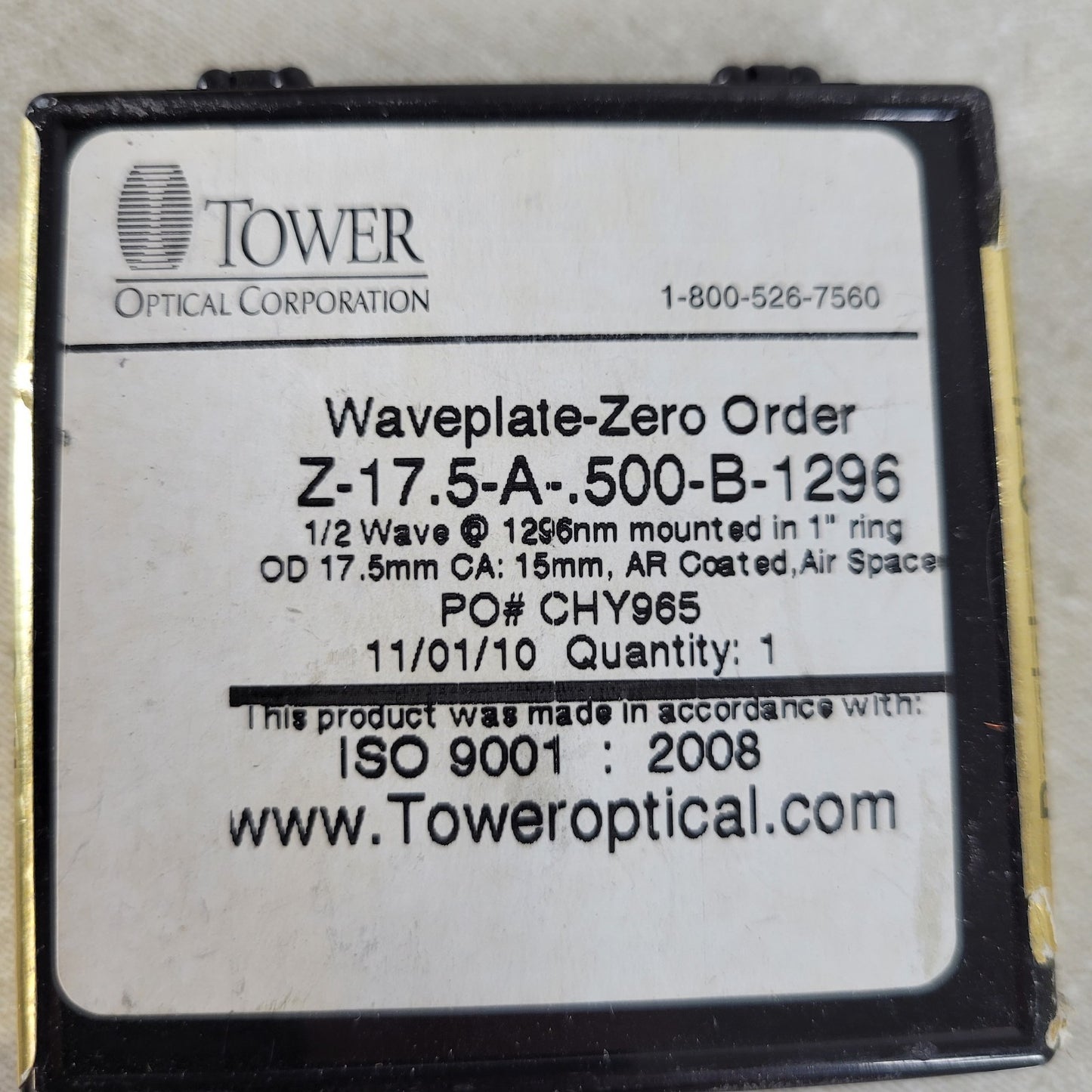 Tower Optical Corporation TOC Optical Storage Boxes Lot - Boxes Only