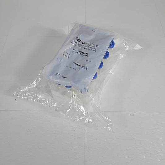 50-Pack Fisher Brand 15mL Disposable Centrifuge Tube 05-539-12 Polypropylene
