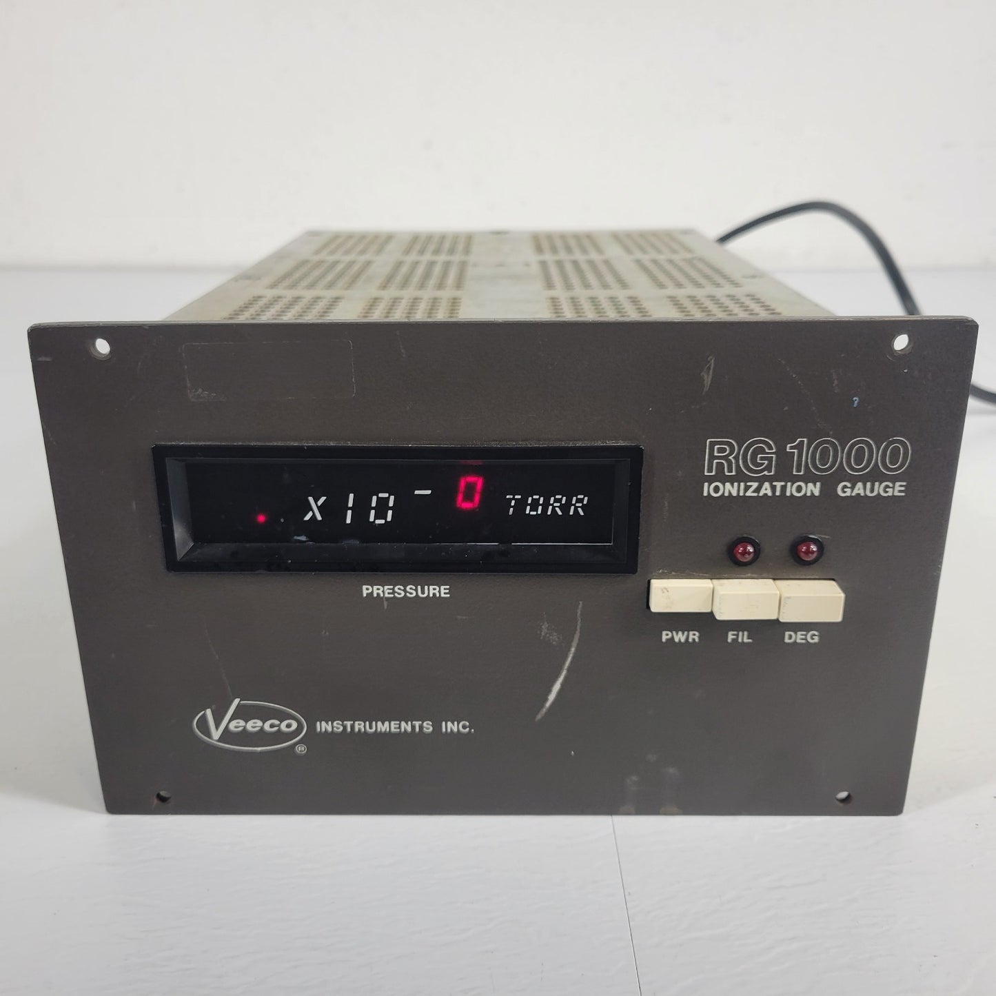 Veeco Instruments RG1000 Ionization Gauge Power Supply Controller High Vacuum