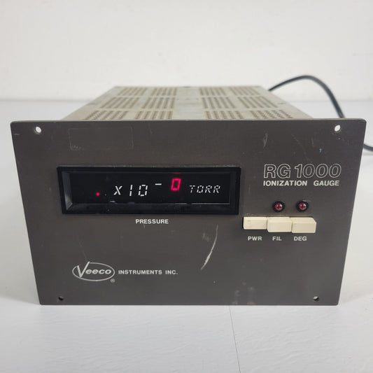 Veeco Instruments RG1000 Ionization Gauge Power Supply Controller High Vacuum