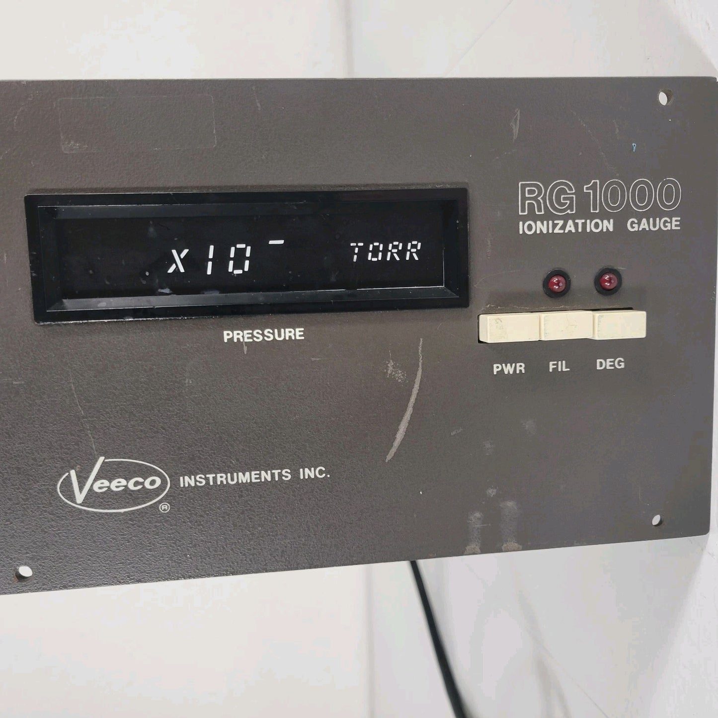 Veeco Instruments RG1000 Ionization Gauge Power Supply Controller High Vacuum