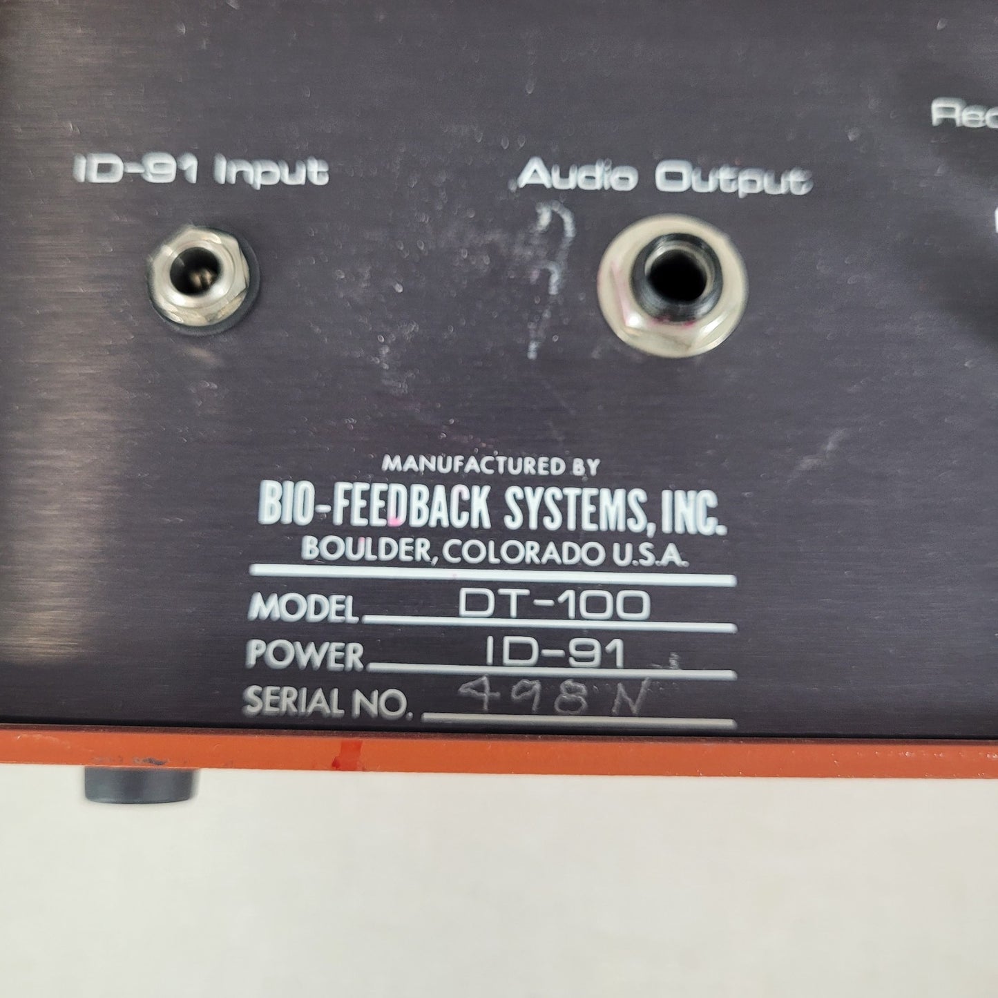 Thermal Feedback System DT-100 Bio-Feedback Systems made in Boulder CO