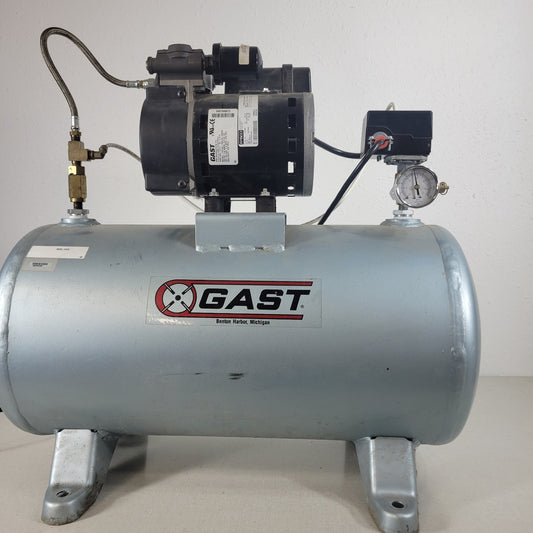 Tested Works GAST Electric Air Compressor AT870 1/3hp Motor 12Gal tank