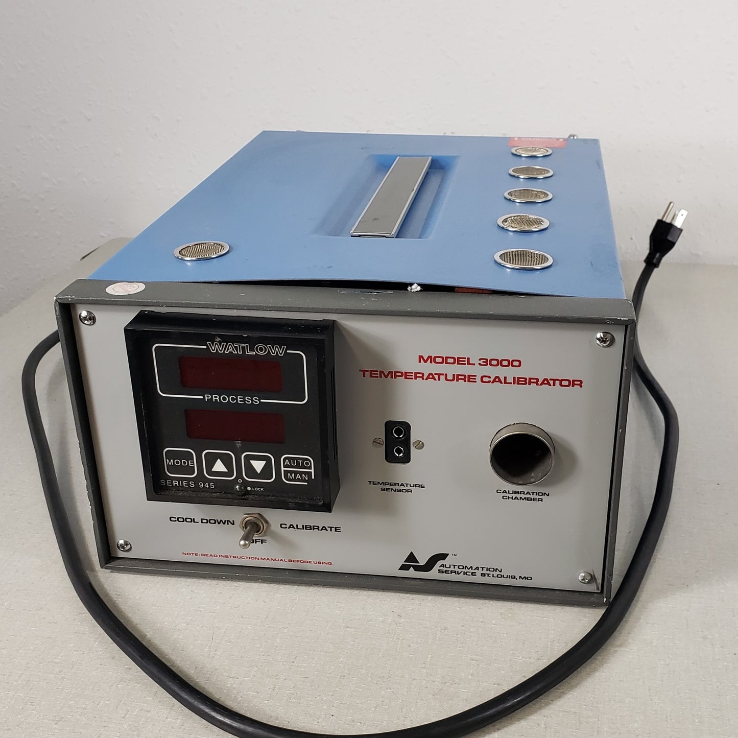 Automation Service Temperature Calibrator 3000 945 Watlow Cooldown