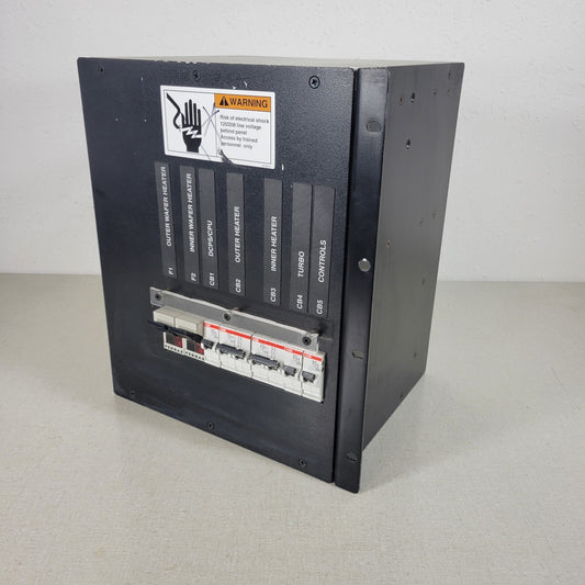 Turbo Pump Wafer Heater Control Circuit 10A 50A Isolation Breaker Panel