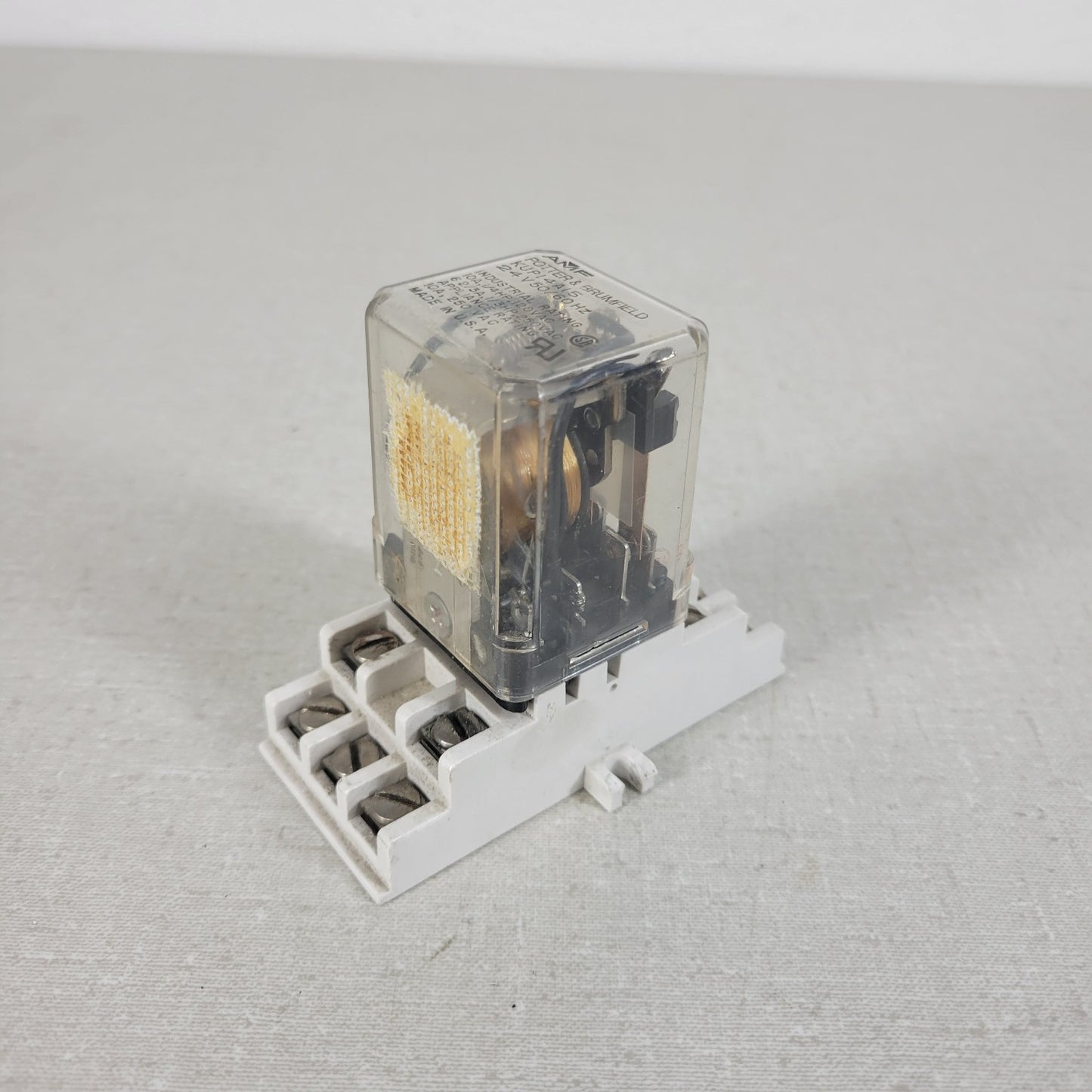 AMF Potter & Brumfield KUP14A15 24V 10A General Purpose Relay and Breakout Board