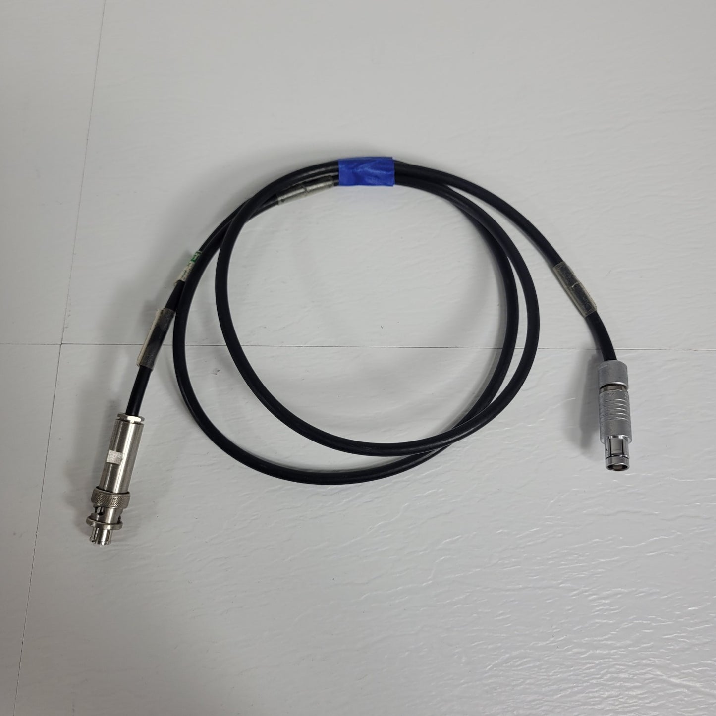 One Female Lemo Connecter and Coaxial Connector - RG58 2267 Coaxial Cable 4' 3"