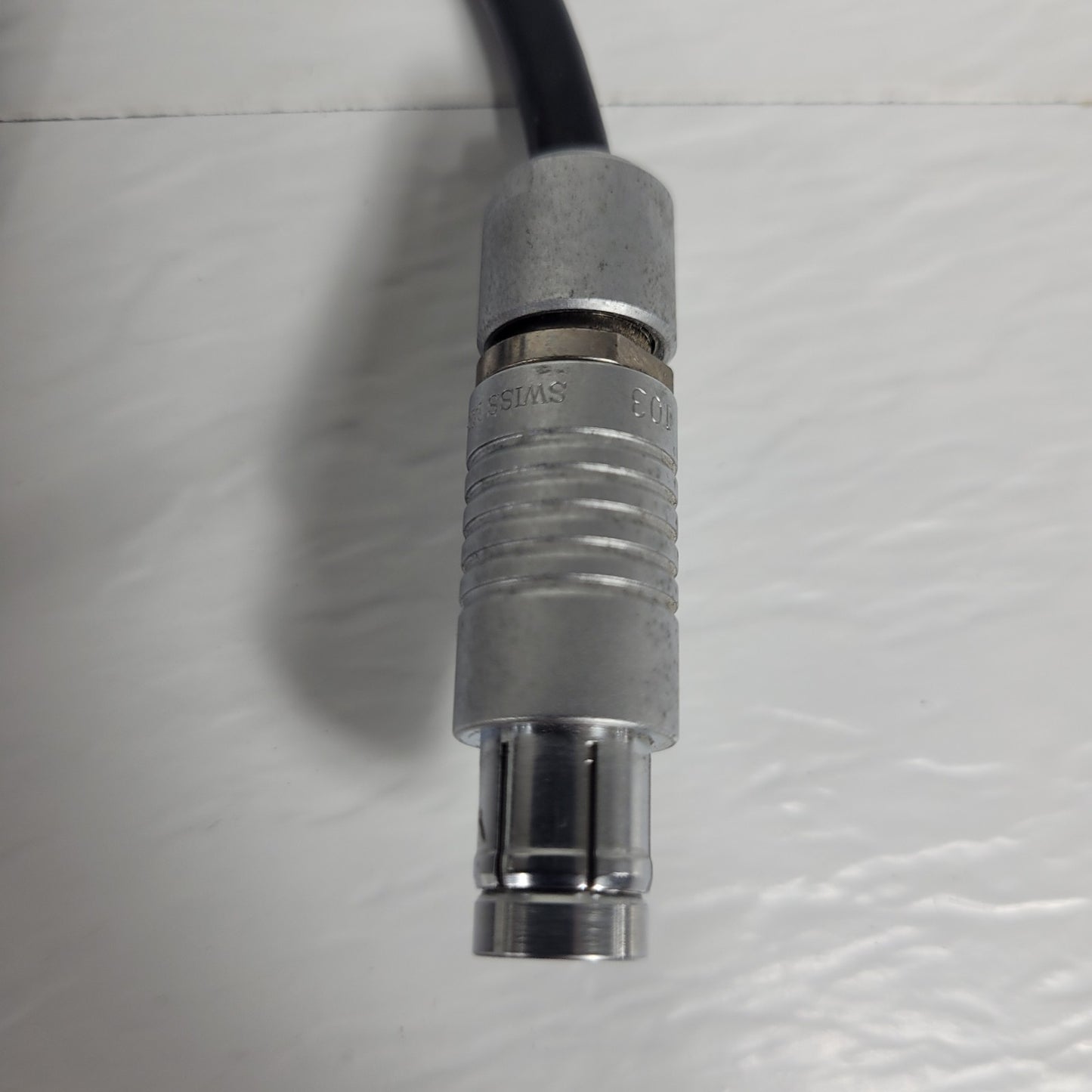 One Female Lemo Connecter and Coaxial Connector - RG58 2267 Coaxial Cable 4' 3"