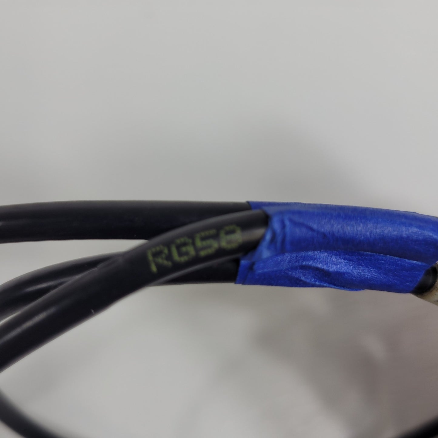 One Female Lemo Connecter and Coaxial Connector - RG58 2267 Coaxial Cable 4' 3"