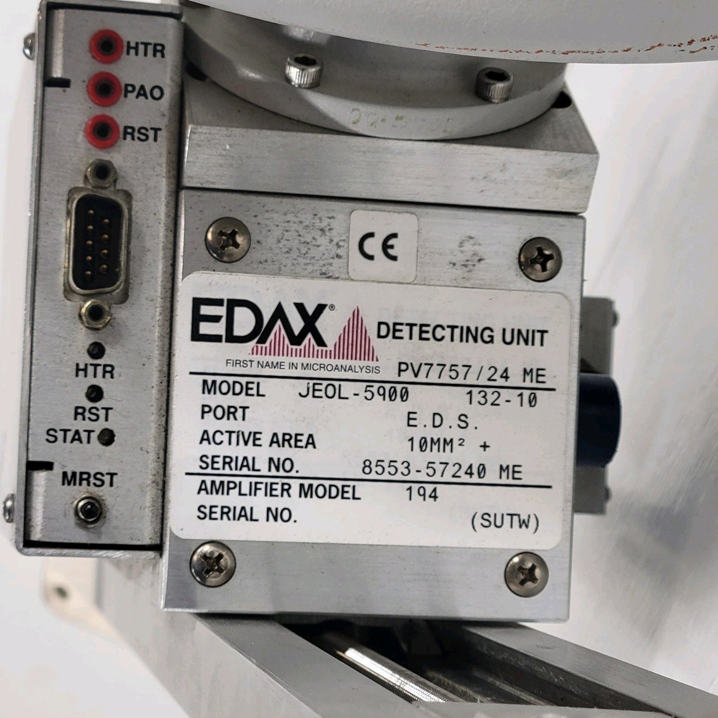 EDAX JEOL-5900 PV7757/24 ME Energy Dispersive Spectroscopy EDS SEM