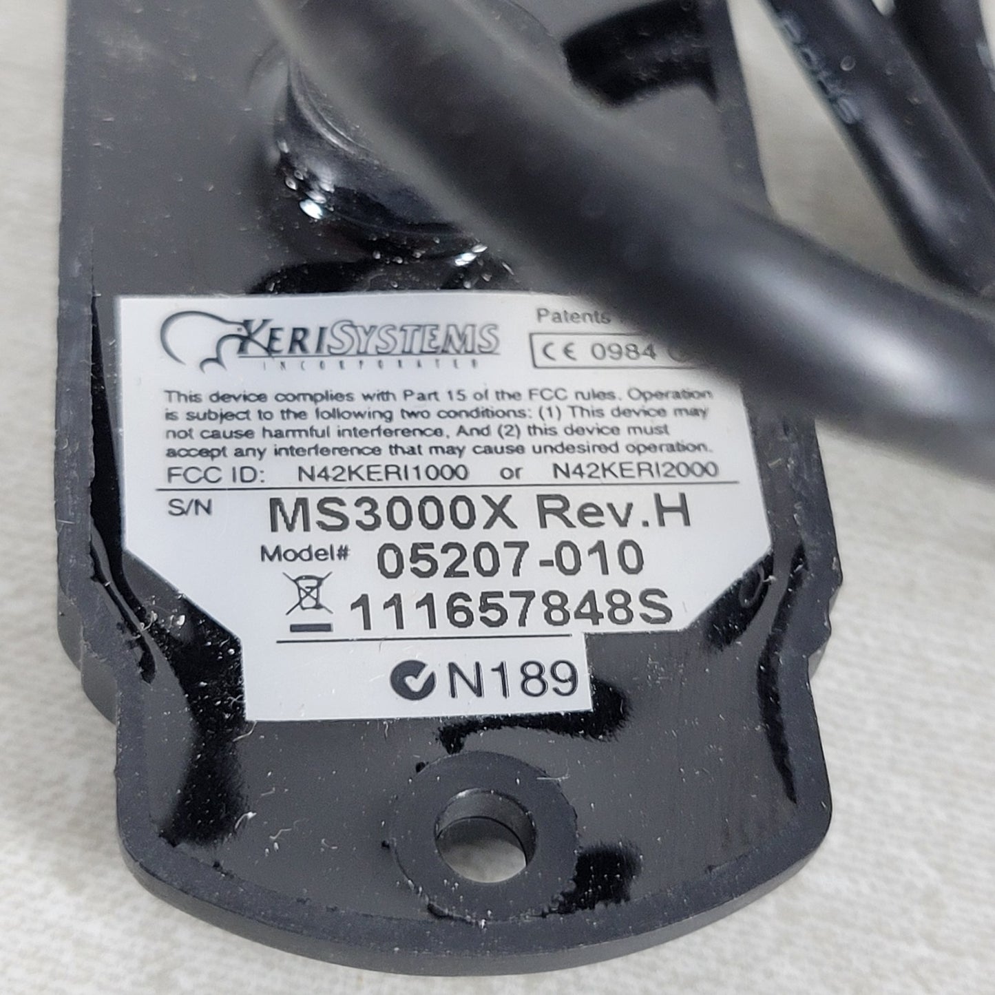 Keri MS-3000X Rev H MicroStar Proximity Reader Standard Audio Tone ID Card