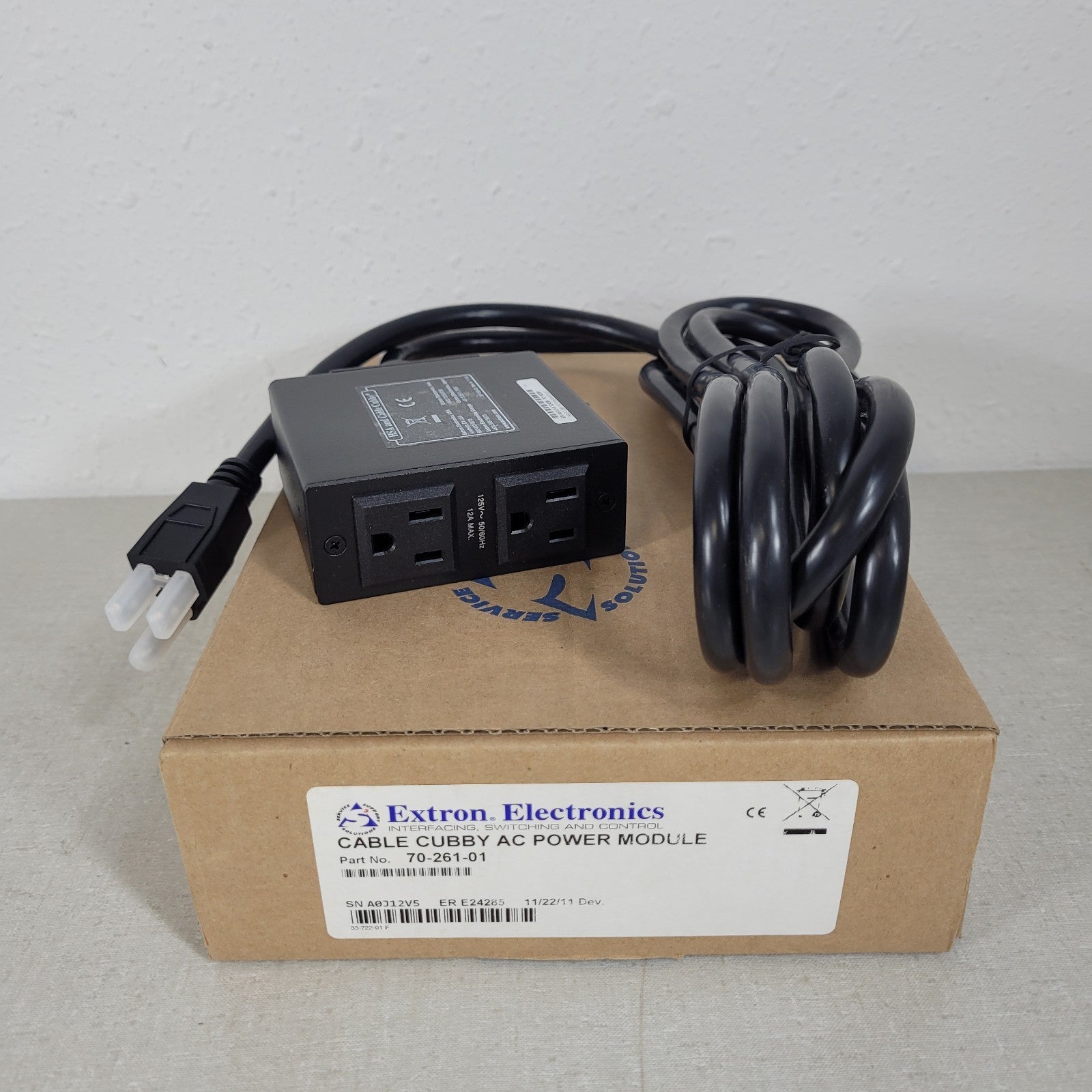 Extron Electronics 70-261-01 Cable Cubby AC Power Module – Lab ...