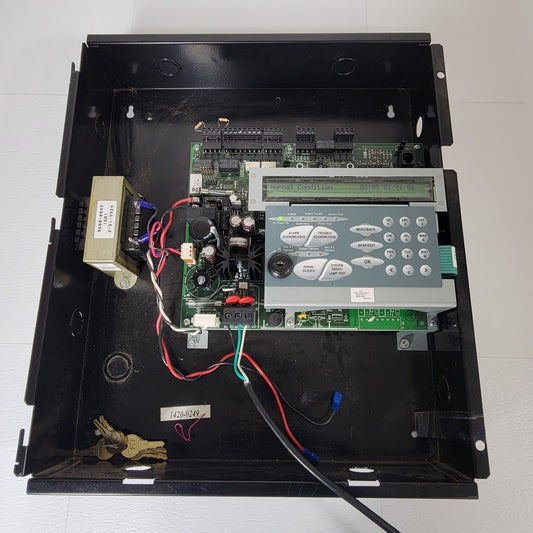 FCI Gamewell 7100 L3012B Fire Alarm Control Panel Box BF-9511 SLC Multiprocessor