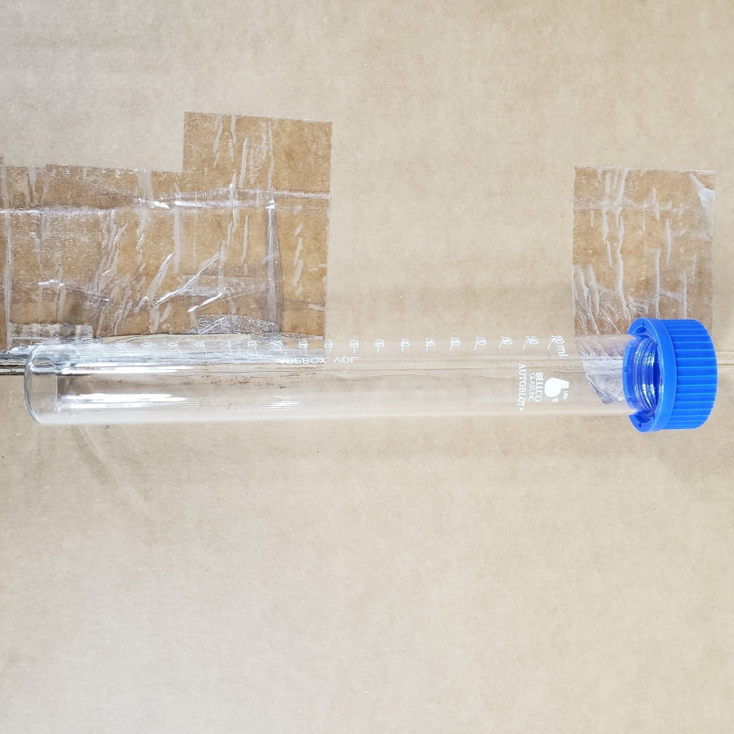 *Lot of 5* Long Auto Blot Hybridization Glass Test Tubes 200mm & 150mm