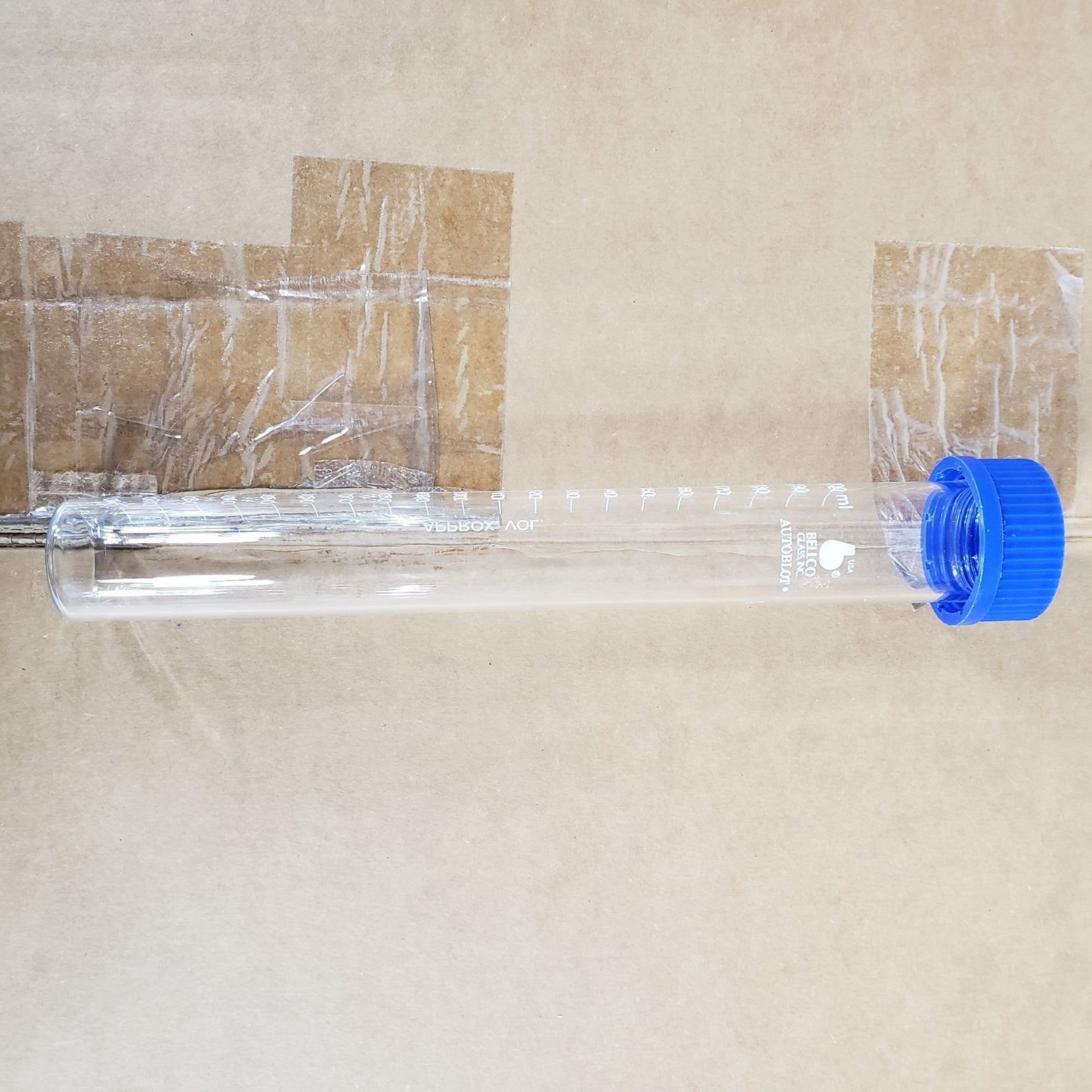 *Lot of 5* Long Auto Blot Hybridization Glass Test Tubes 200mm & 150mm