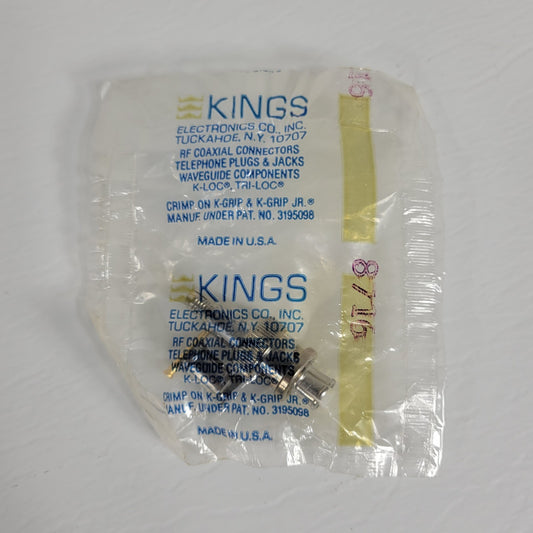 Kings Electronics 1705-1 RF Coaxial SHV Plug Straight Male 300 MHz