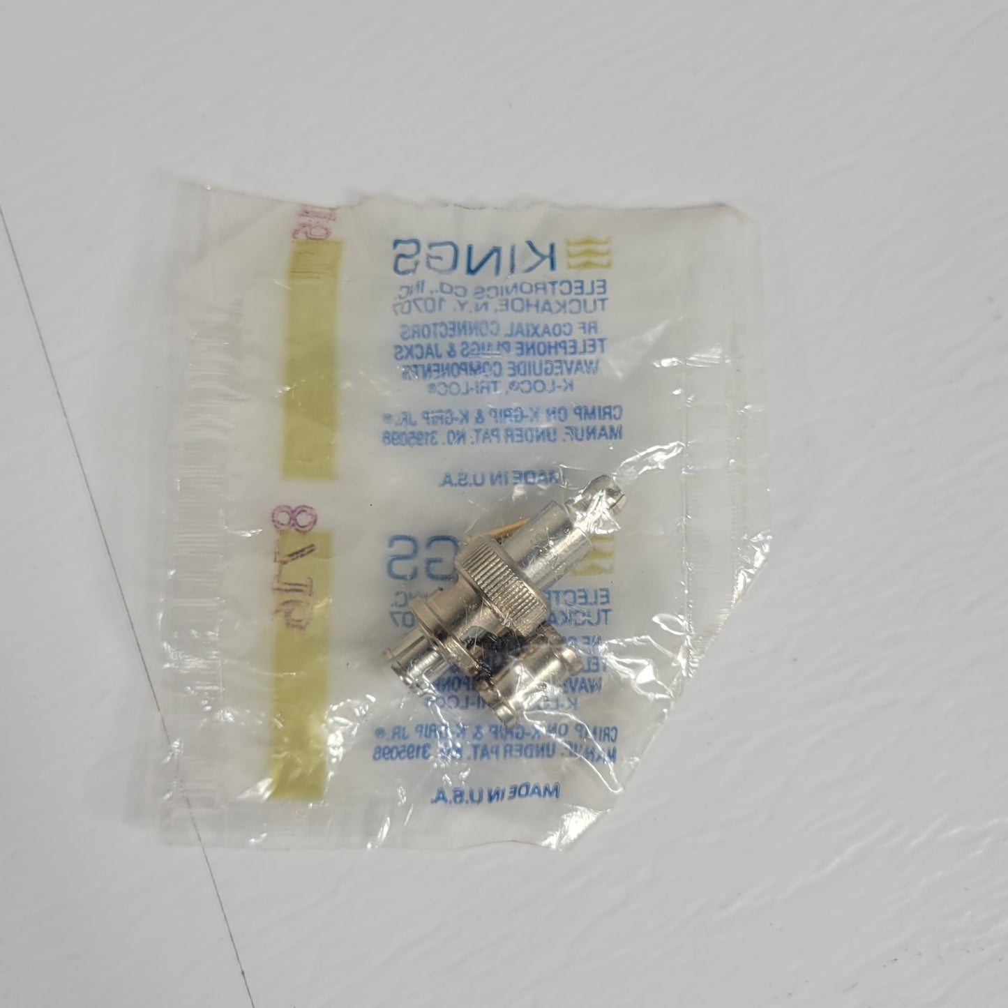 Kings Electronics 1705-1 RF Coaxial SHV Plug Straight Male 300 MHz