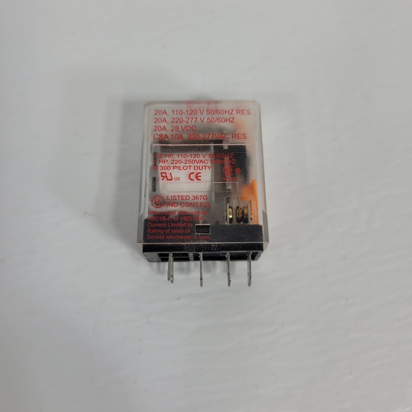 Veris Industries VMD1B-C24D Electronic Relay Switch 24VDC 20A 120VAC
