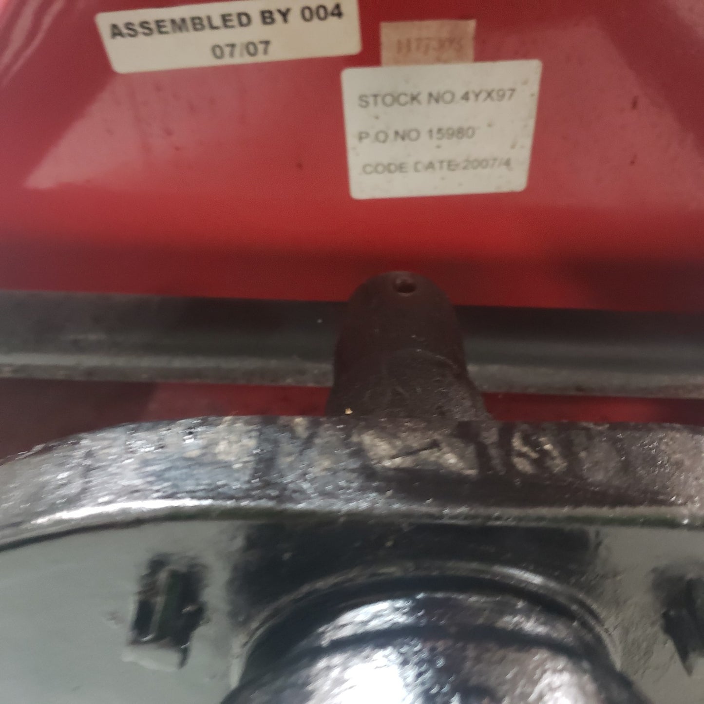 PARTS FOR Dayton 4YX97 97-37 Pallet Jack Forks With Wheel And Hydraulic Sub Assy