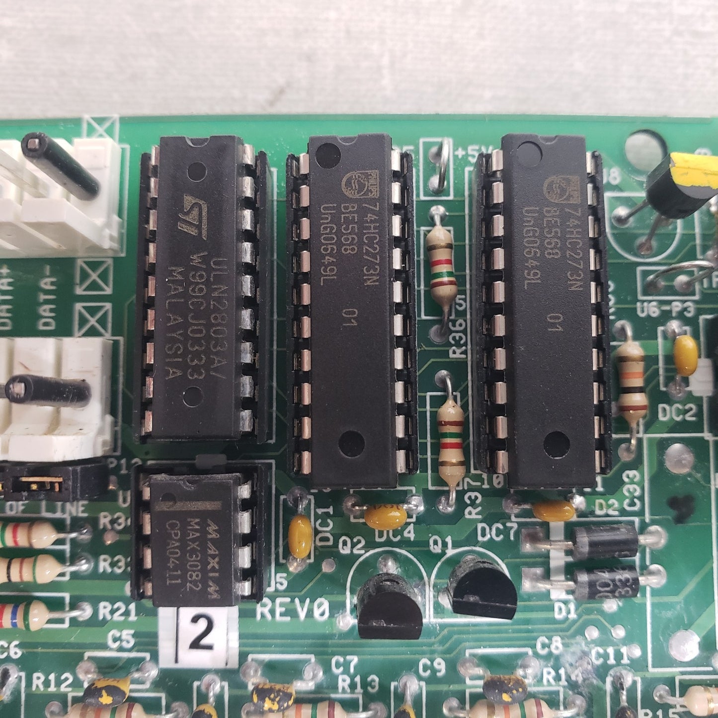 Telecor T3-TBU-10-1/0 Terminal Unit Relay Interface Alarm Control Circuit Board