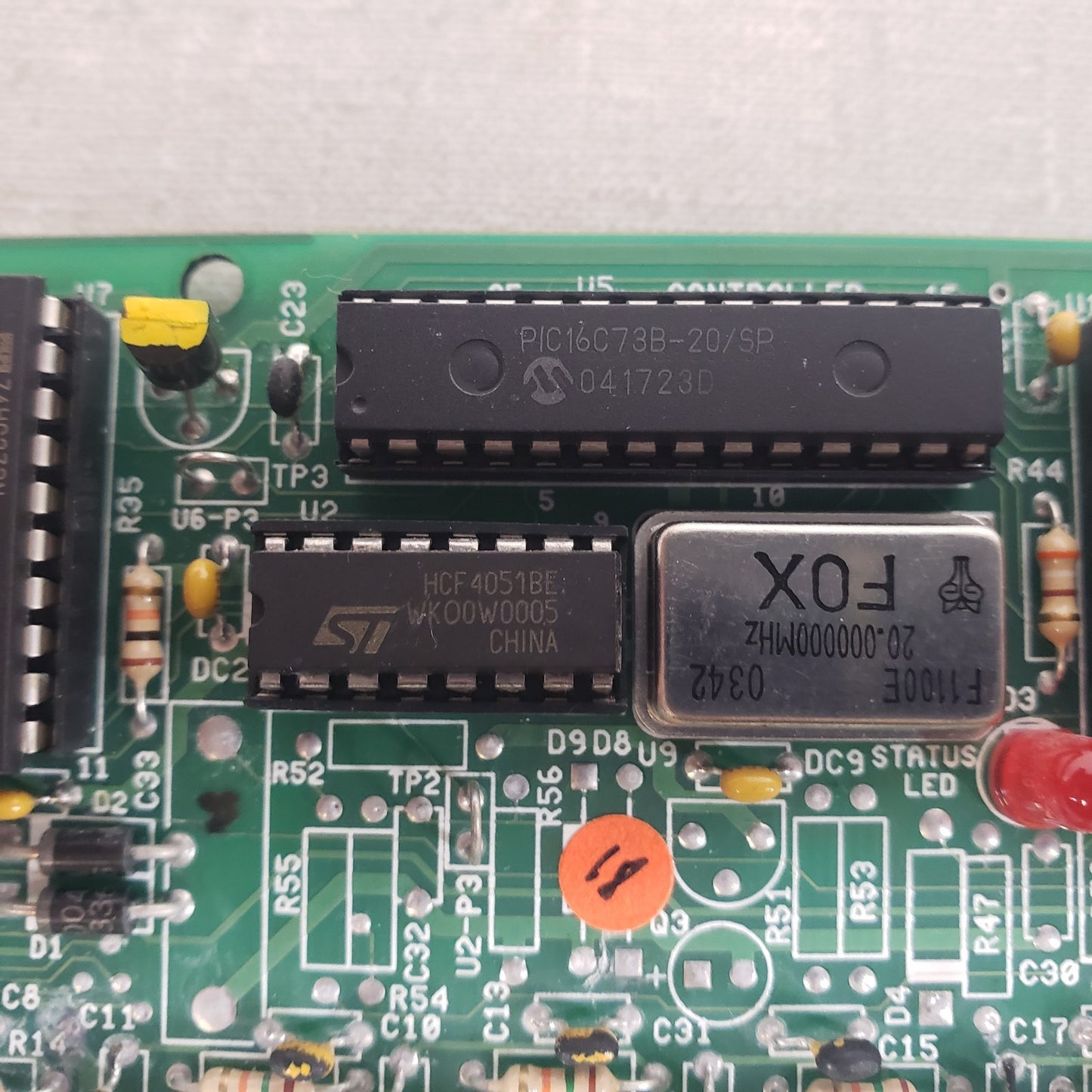 Telecor T3-TBU-10-1/0 Terminal Unit Relay Interface Alarm Control Circuit Board
