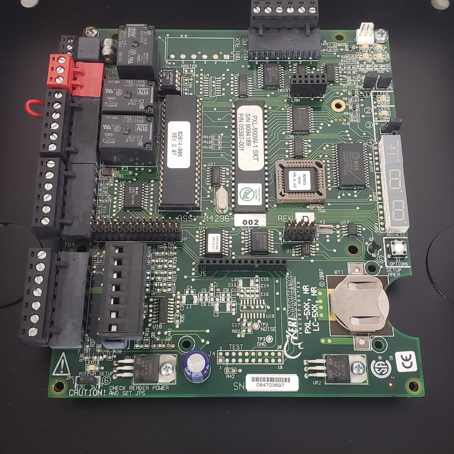 Keri PXL-5XX NR LC-5XX Door Access Control Board with Enclosure No Lock On Box