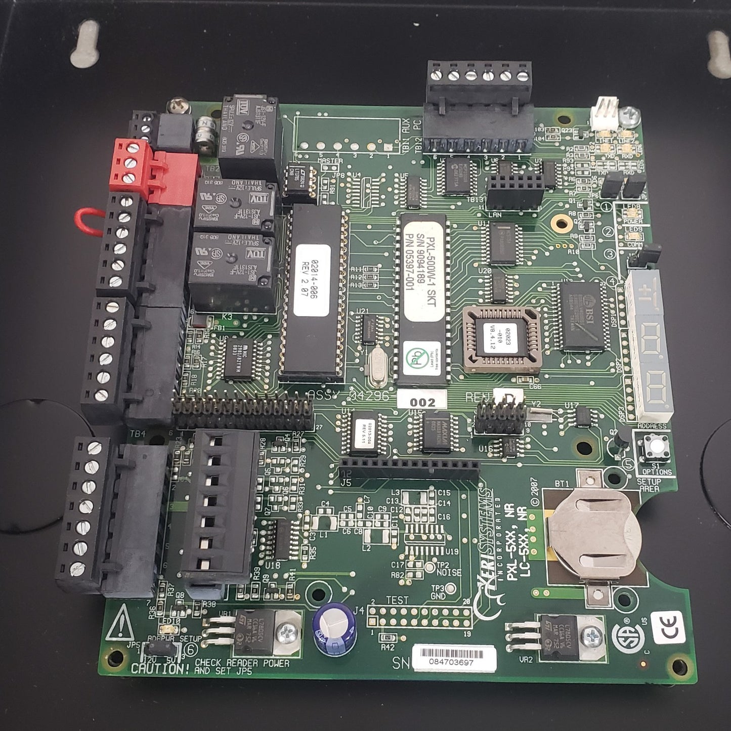 Keri PXL-5XX NR LC-5XX Door Access Control Board with Enclosure No Lock On Box