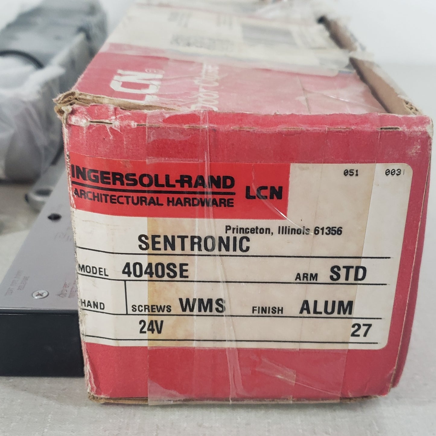 LCN 4040SE Electromagnetic Door Closer Sentronic Series Closers Alum Sliver STD