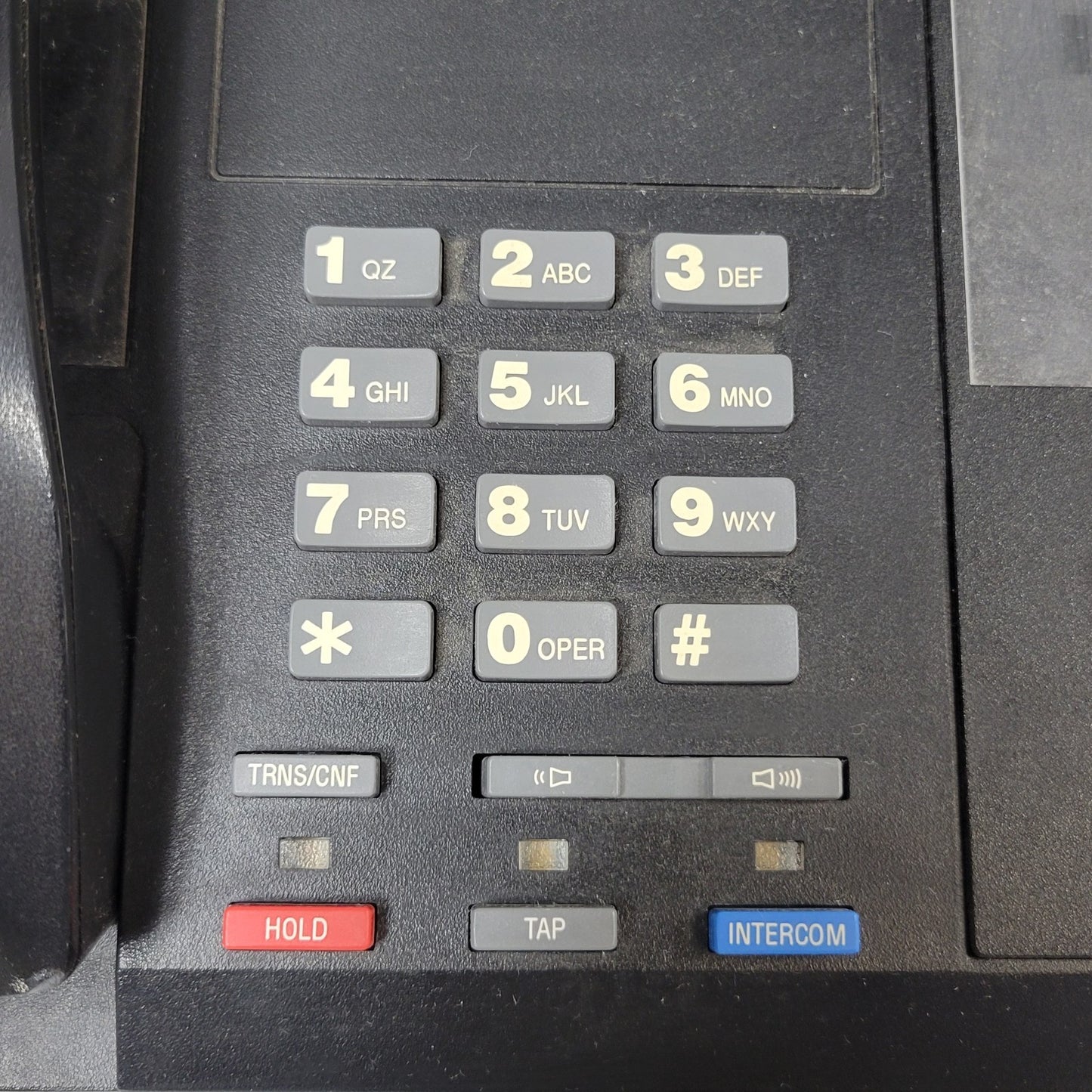 Comdial Impact 8112S-GT Rev D Digital Office Phone Black 12 Button Shift Key
