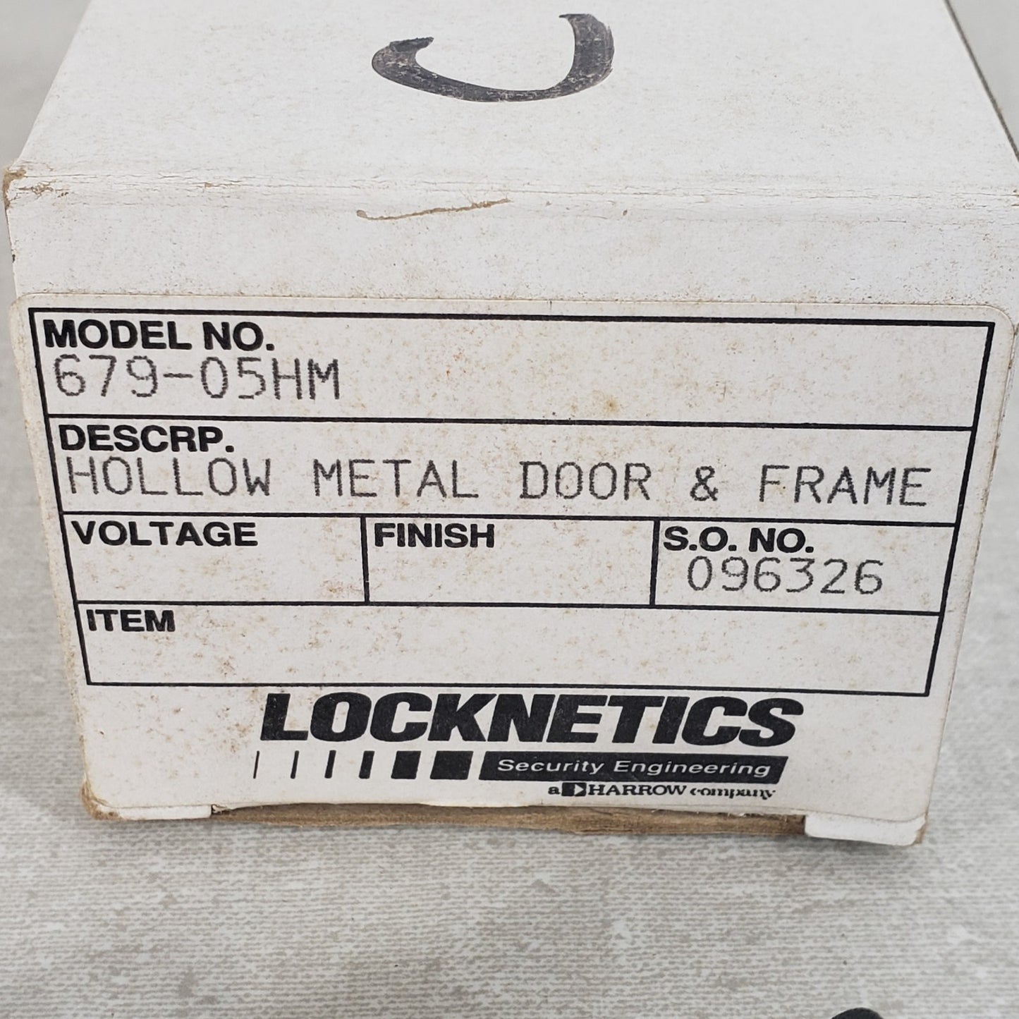 Locknetics 679-05HM Concealed Door Position Switch Hollow Metal Door And Frame