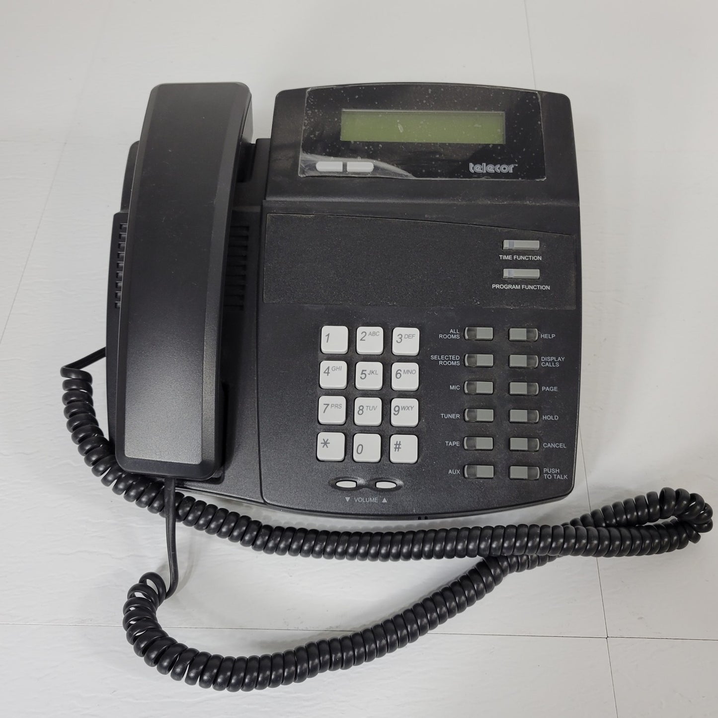 Telecor MCC-300 Master Control Console Desktop Digital Black Office Phone