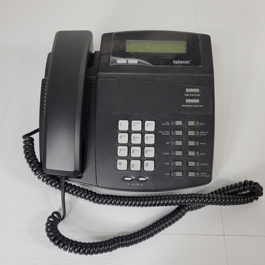 Telecor MCC-300 Master Control Console Desktop Digital Black Office Phone
