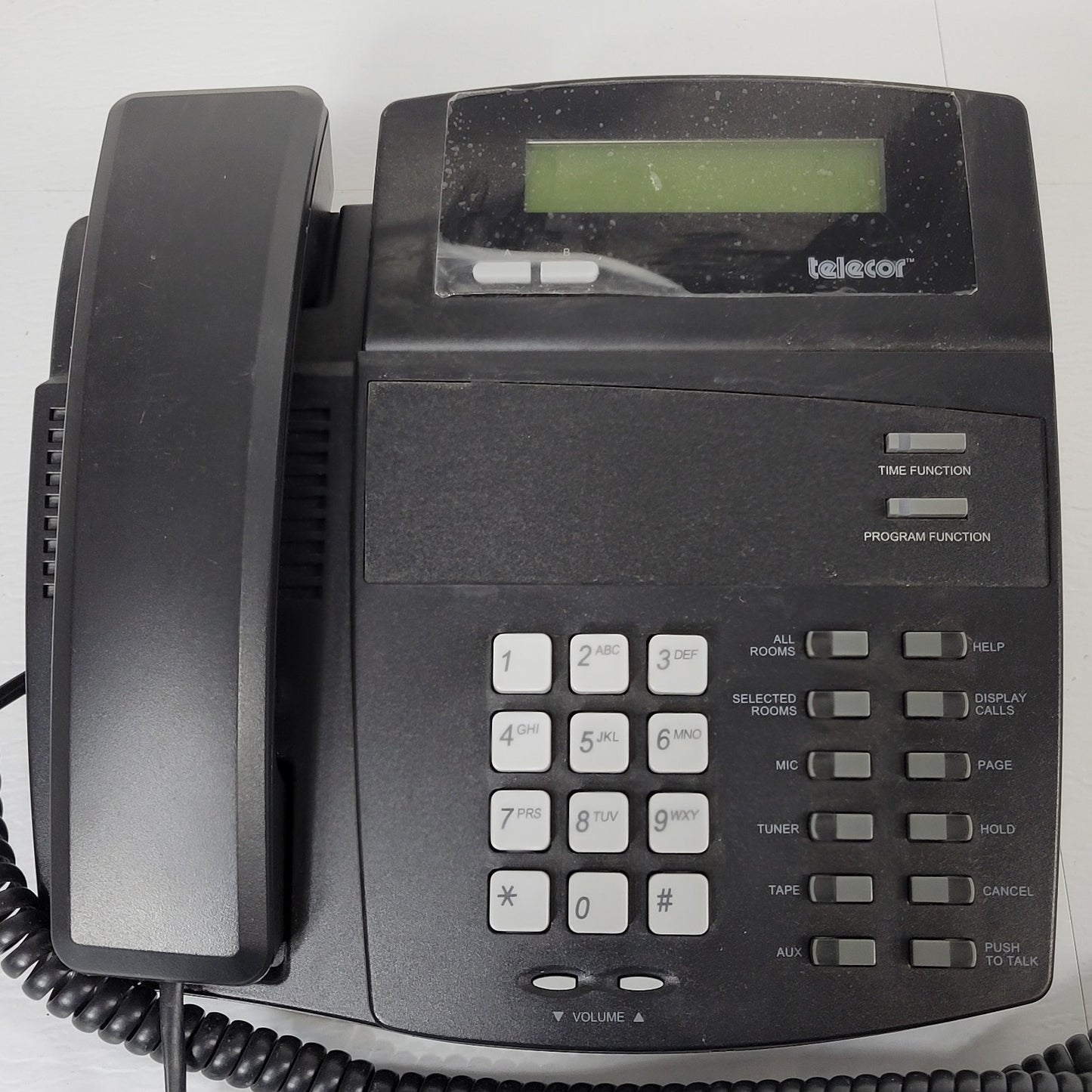 Telecor MCC-300 Master Control Console Desktop Digital Black Office Phone