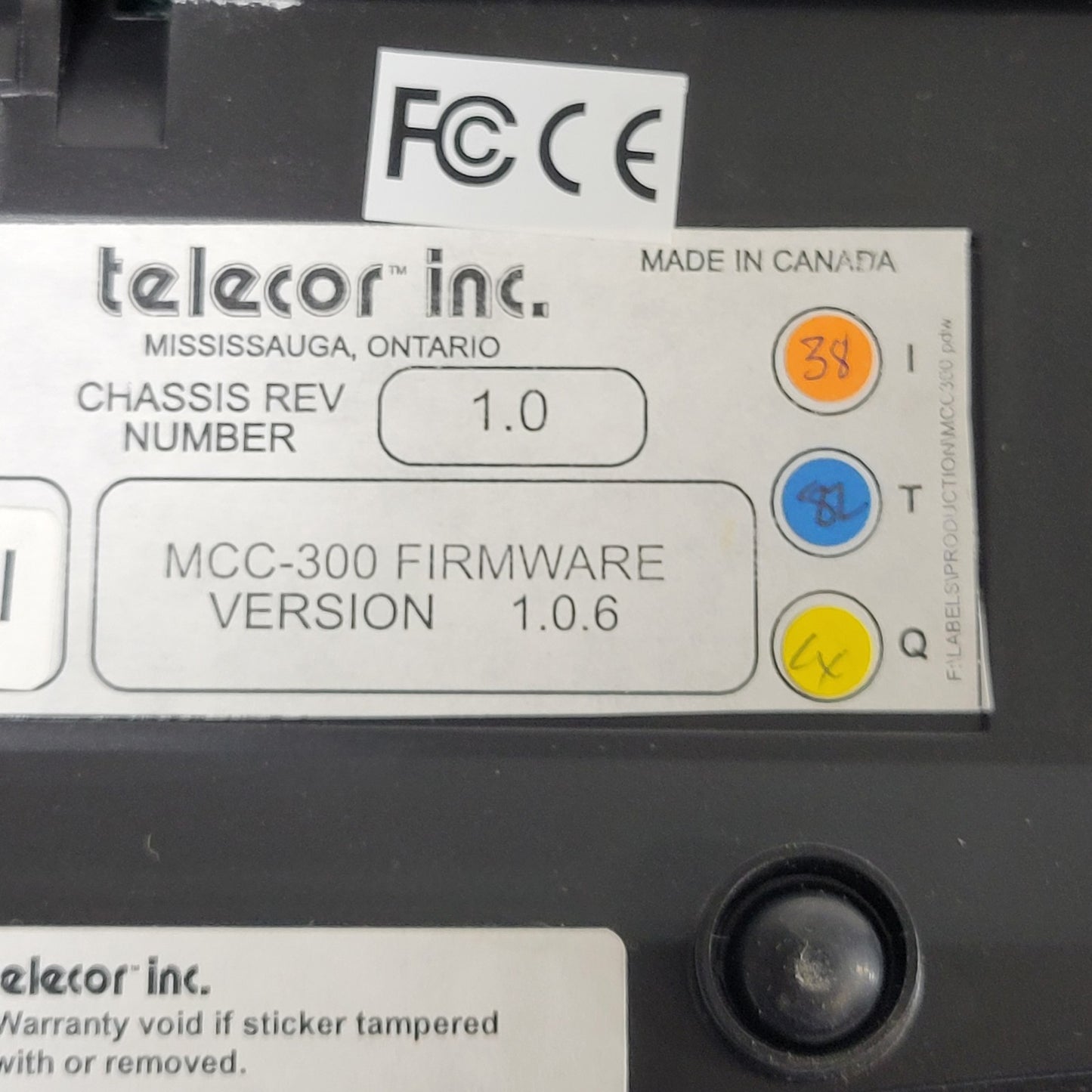Telecor MCC-300 Master Control Console Desktop Digital Black Office Phone