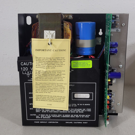Ektacom HQ-1B Nurse Call DC Power Supply Class 2 B09001-13 ARFI 28VDC 15VDC 5VDC