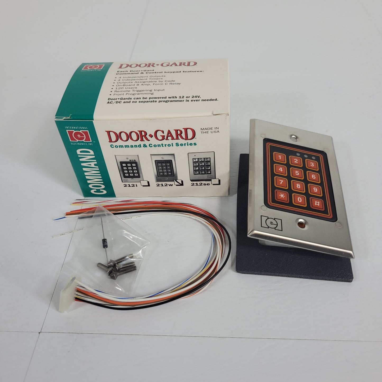 IEI 212w Door Gard Command & Control Weather Resistant Keypad Lock