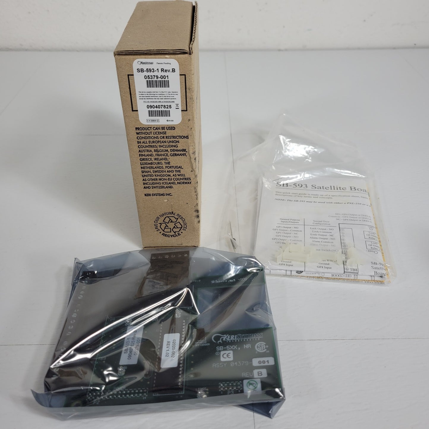 Keri Systems SB-593-1 Satellite Board Control Board 05379-001 Assy 04379-001