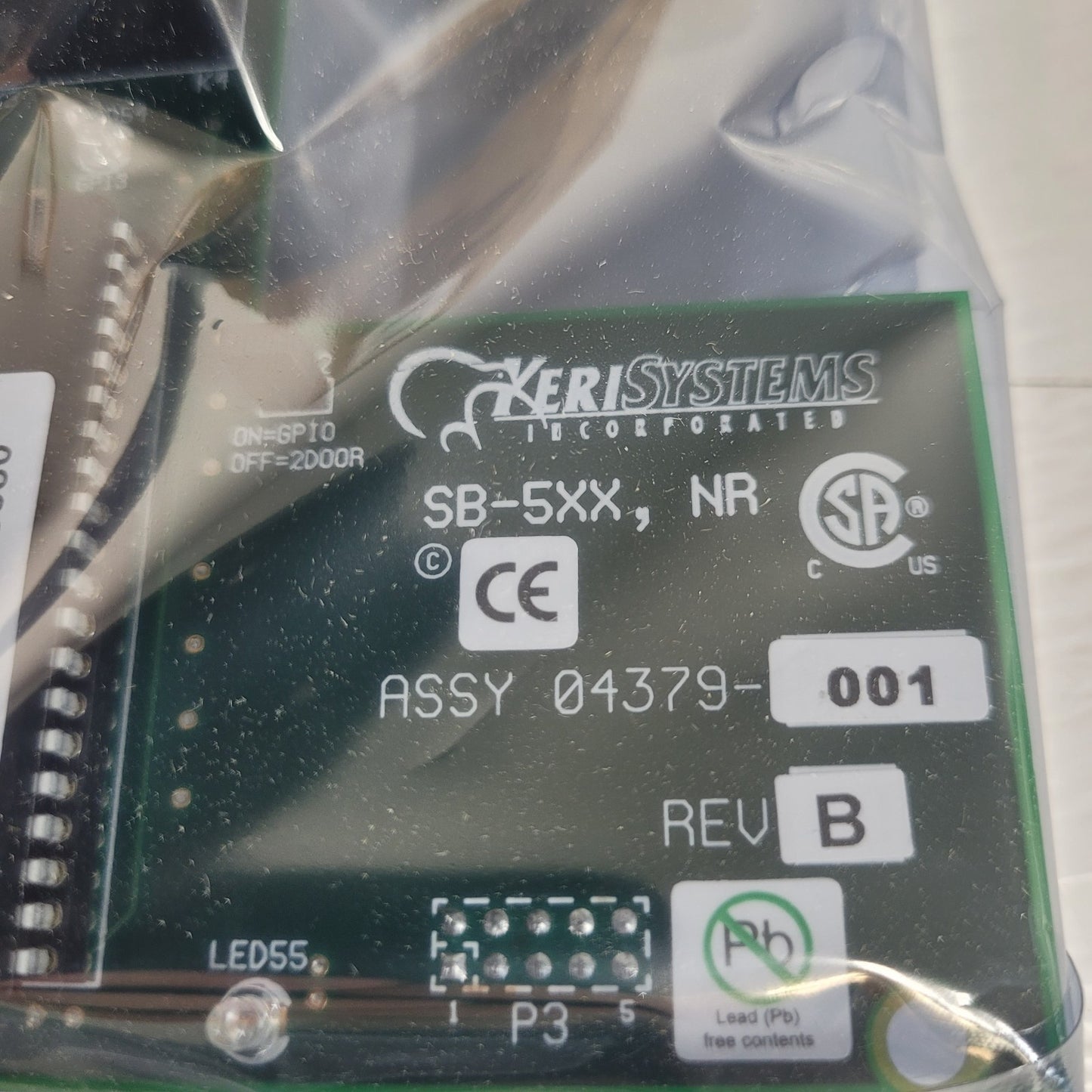 Keri Systems SB-593-1 Satellite Board Control Board 05379-001 Assy 04379-001