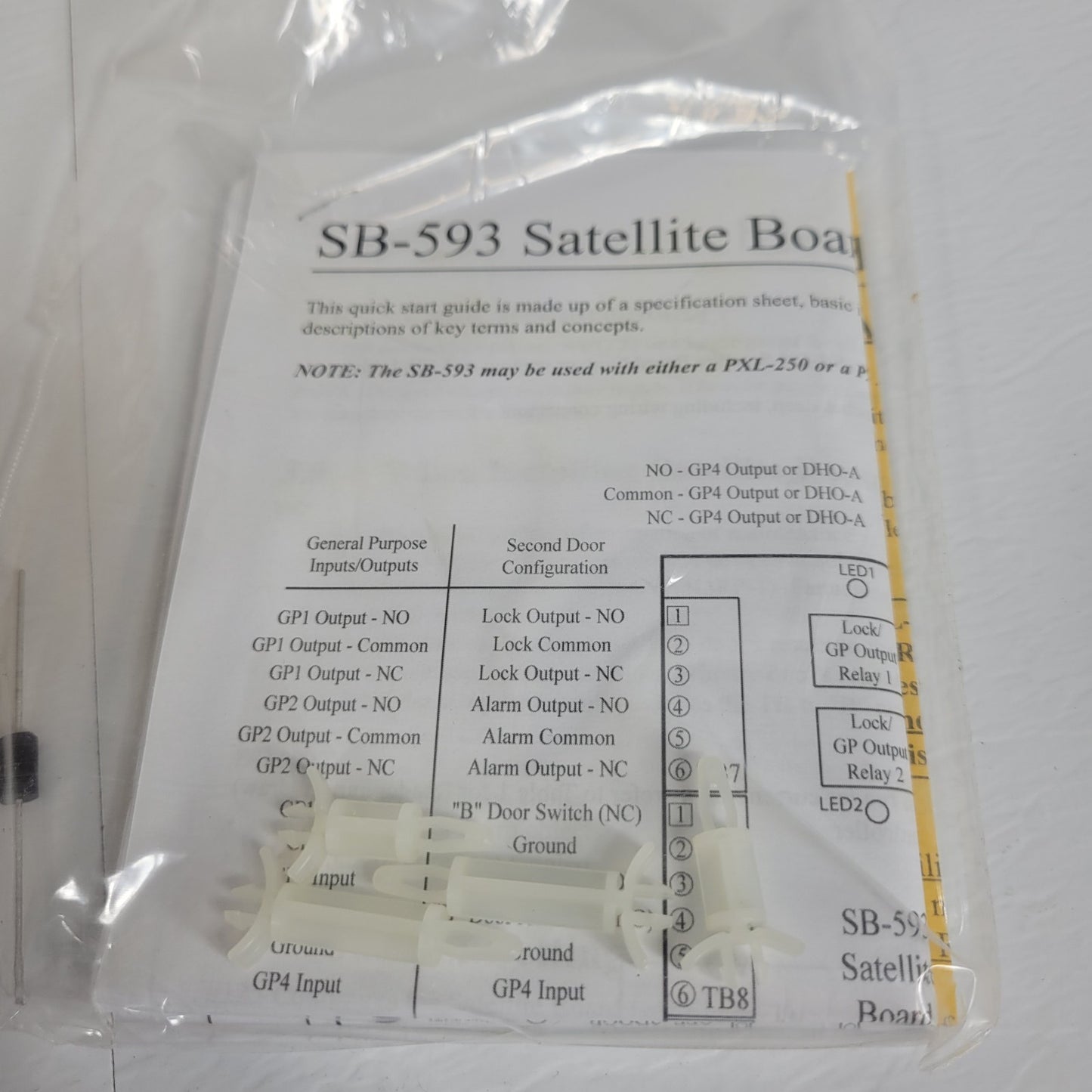 Keri Systems SB-593-1 Satellite Board Control Board 05379-001 Assy 04379-001