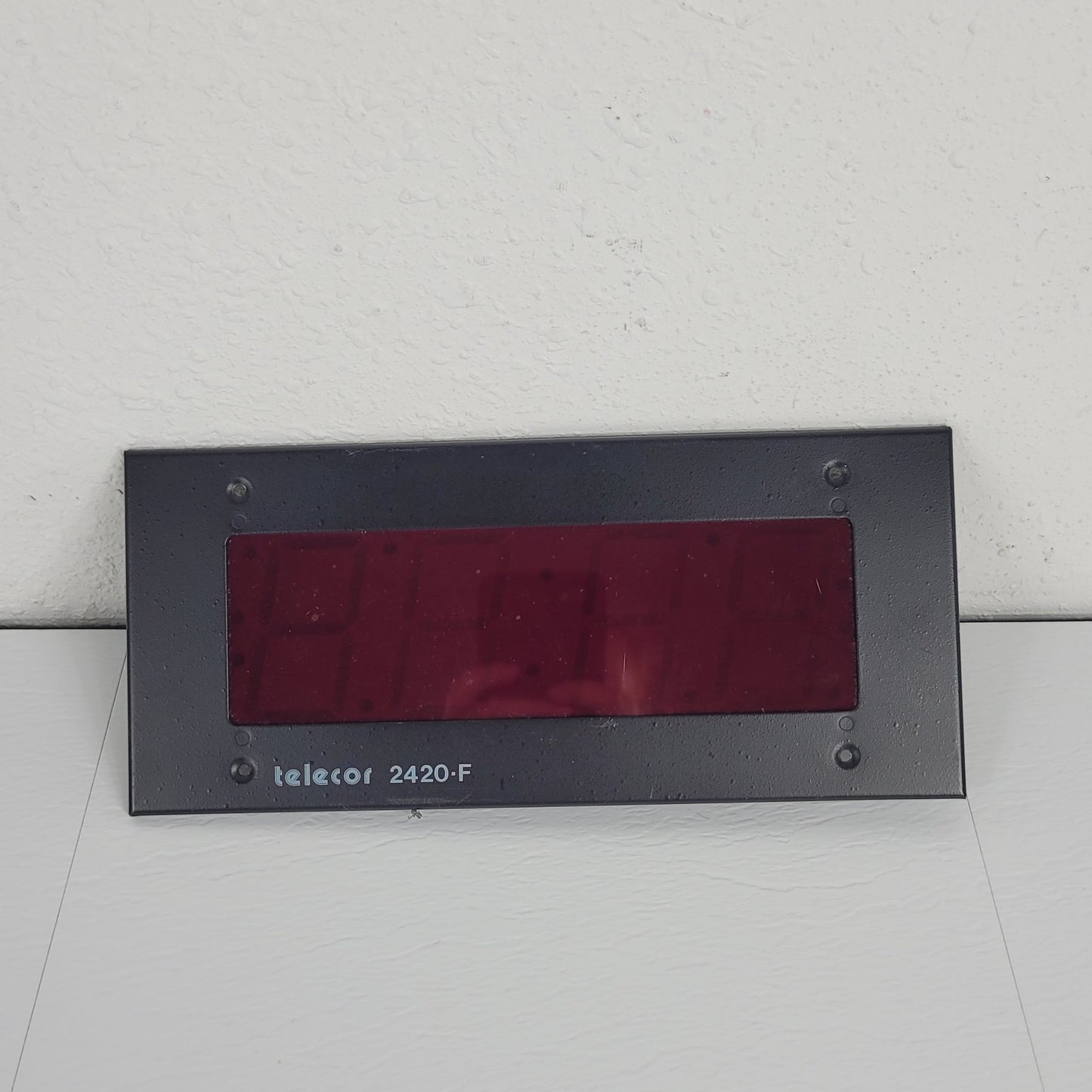Telecor 2420-F Digital Clock Faceplate Midwest Time Control 9447TL2418