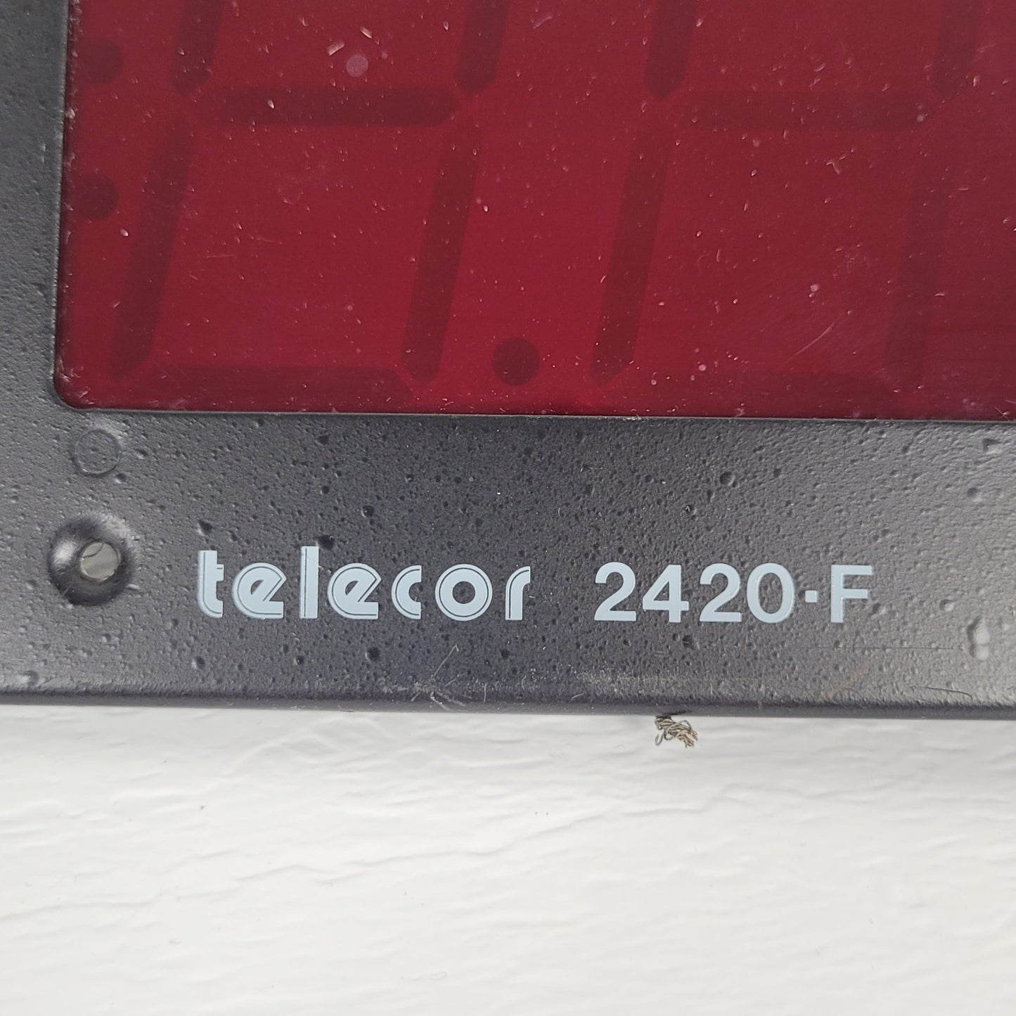 Telecor 2420-F Digital Clock Faceplate Midwest Time Control 9447TL2418