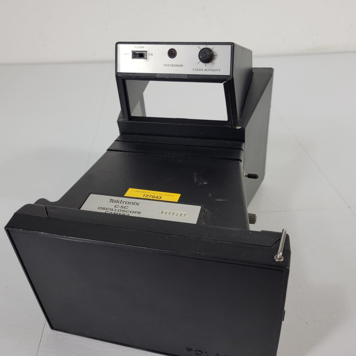 Tektronix C-5C B055127 Oscilloscope Film Camera Uses Polaroid Land Packfilm 4x3