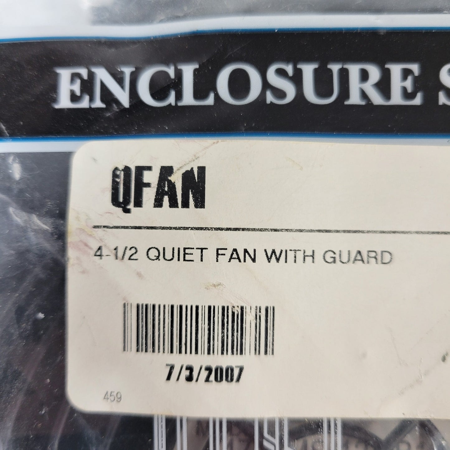 Middle Atlantic QFAN 4-1/2" Quiet Fan with Guard For Low Voltage Applications