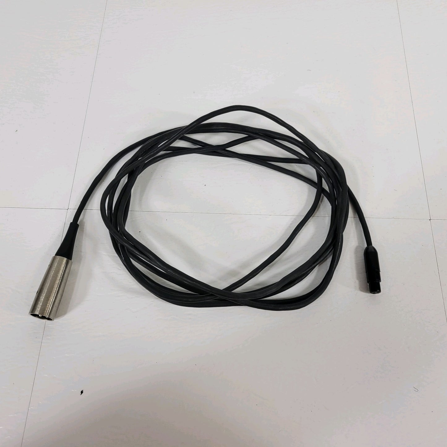 Shure Male XLR3 To Female Mini XLR TA3 12' CUSTOM PIN Extension Lavalier Cable